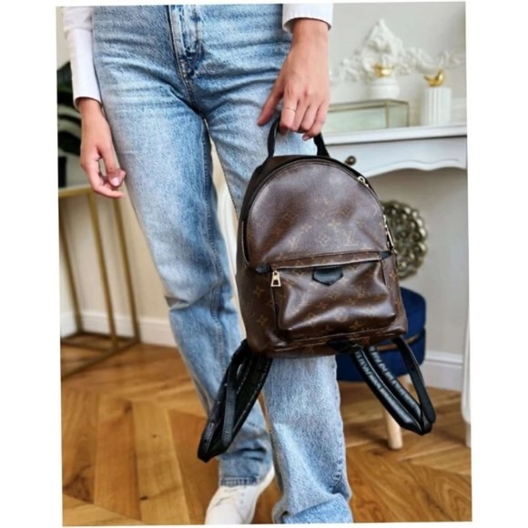 100% AUTHENTIC LOUIS VUITTON PALM SPRINGS PM MONOGRAM BACKPACK BAG - Picture 10 of 13